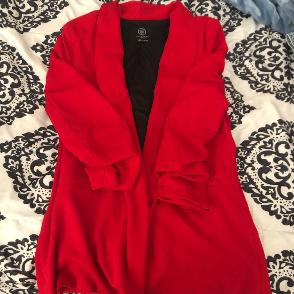 Red blazer